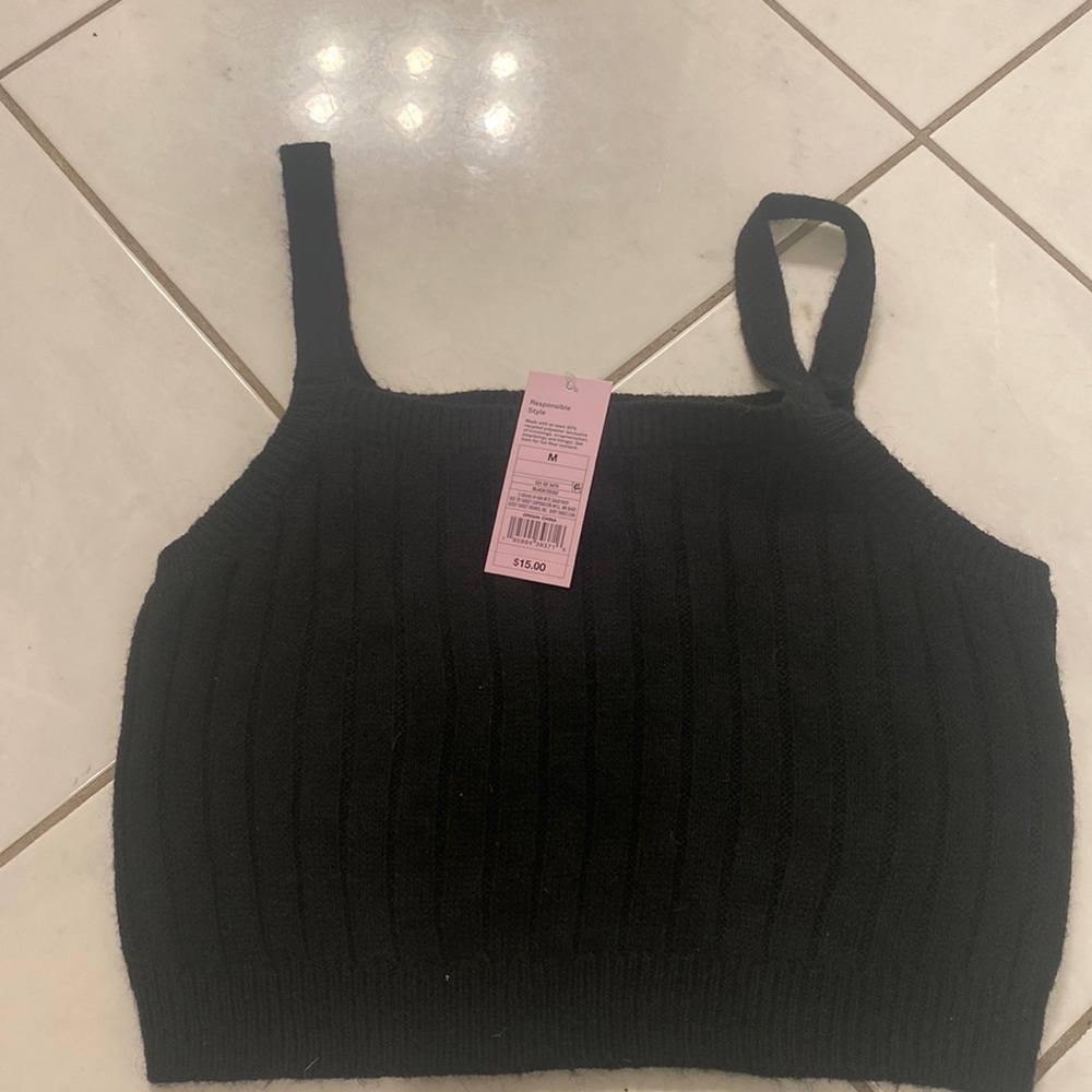 Wild fable black sweater top